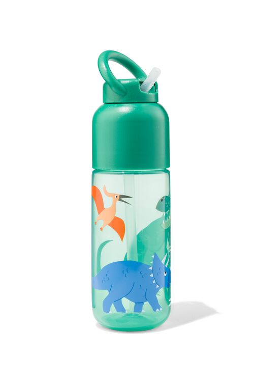 gourde avec paille dinosaure 300ml