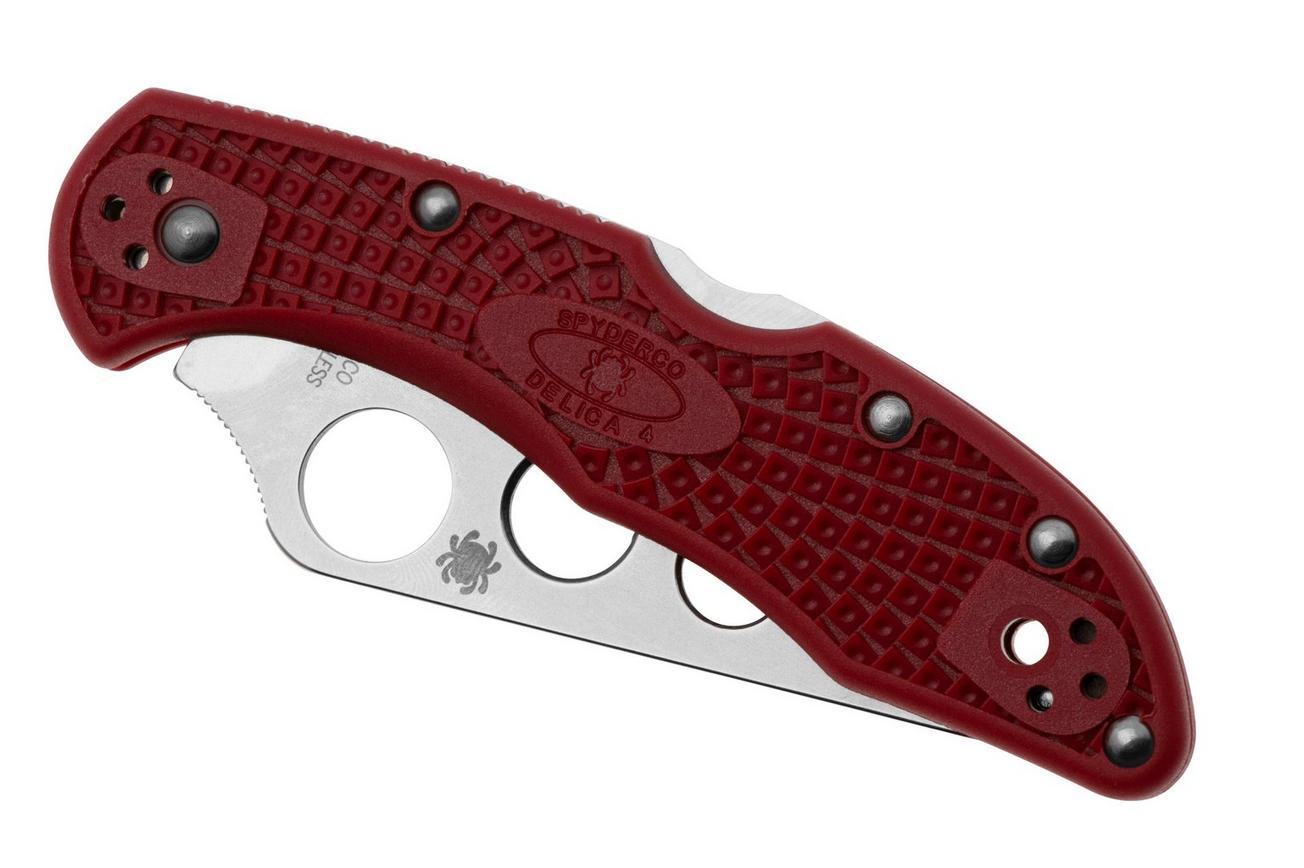 Spyderco Delica 4 Trainer C11TR Red FRN, trainingsmes