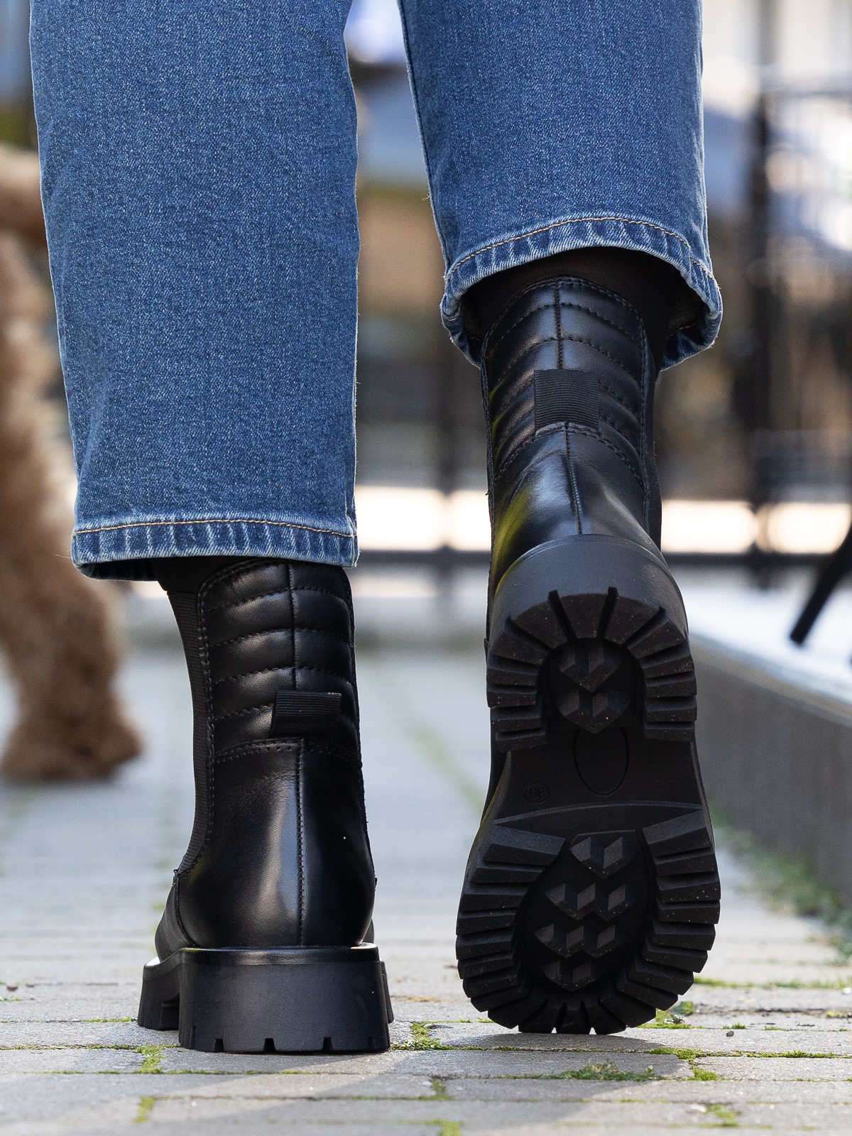 Livo Leather Chelsea Black - Trapes Sko