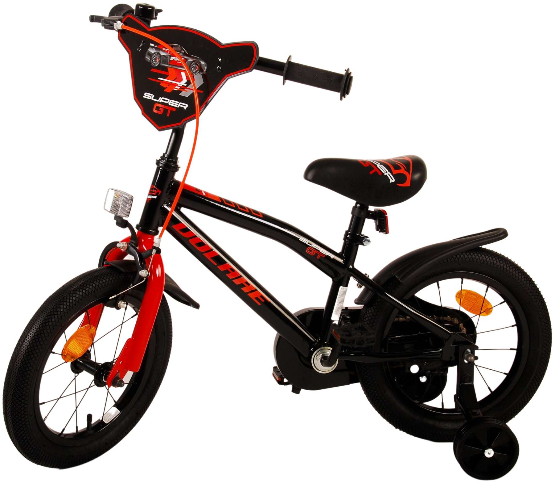 TPFSports Super GT Kinderfahrrad - Jungen - 14 Zoll - Rücktritt + Handbremse - Blau
