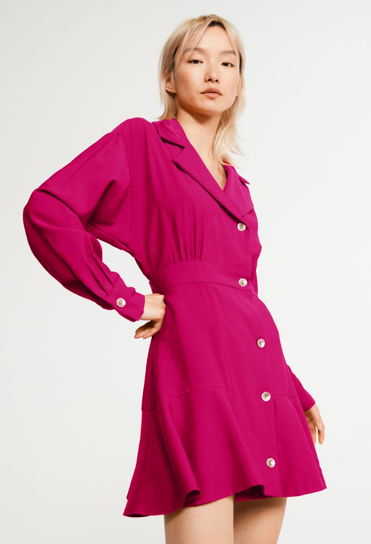 Robe col tailleur