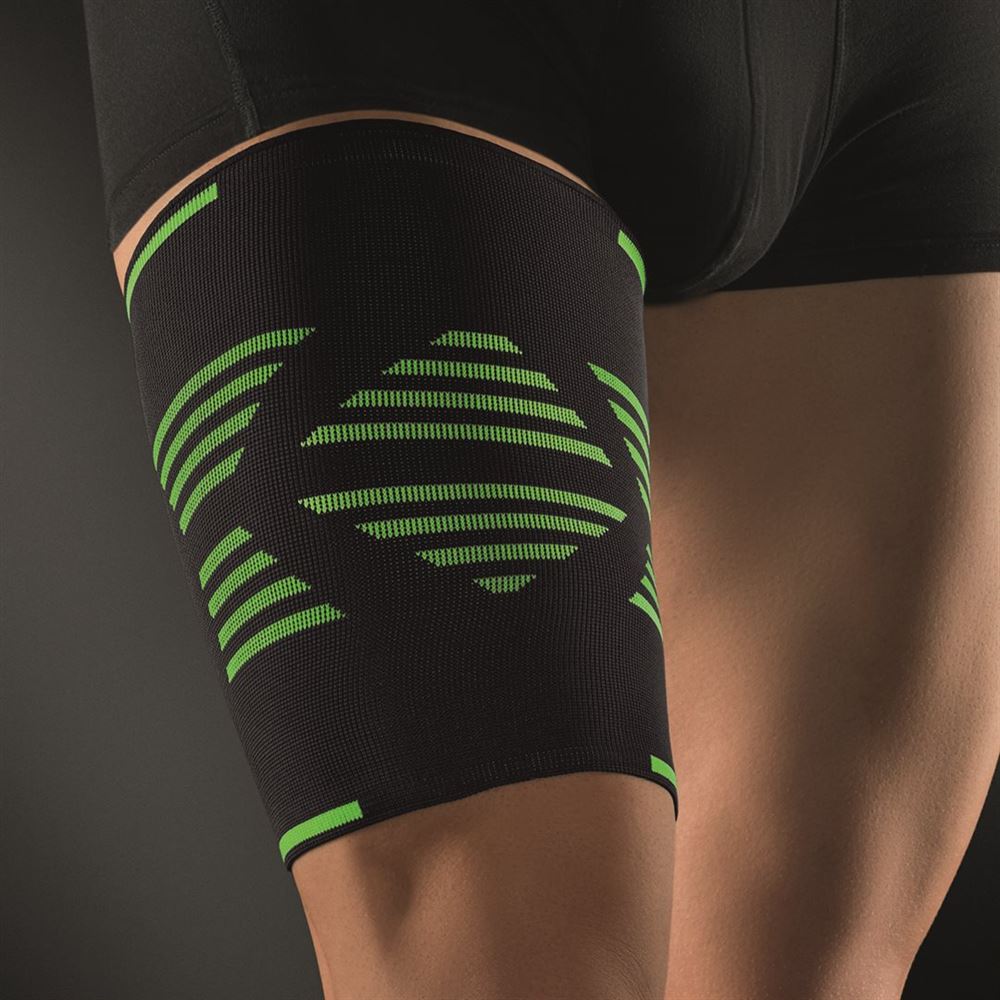 ACTIVECOLOR ActiveColor Sport Oberschenkelbandage<br>1 Stück, L, schwarz/grün