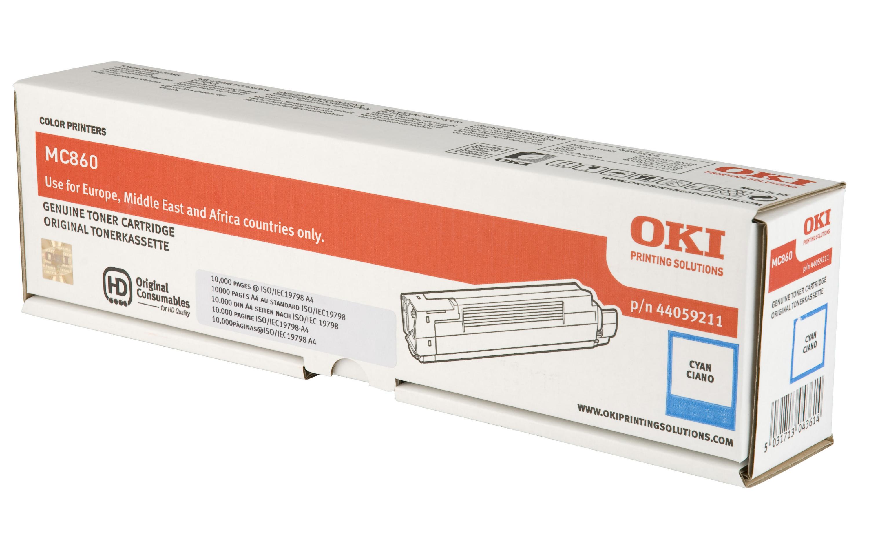 Toner 44059211 Cyan<br>Toner, Cyan