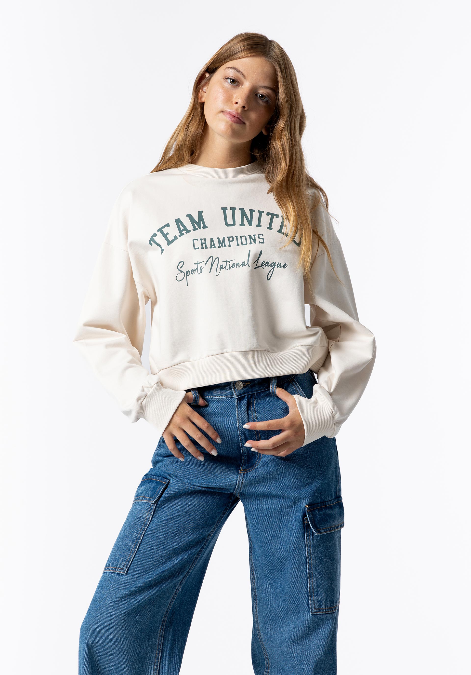 Sweatshirt com Texto