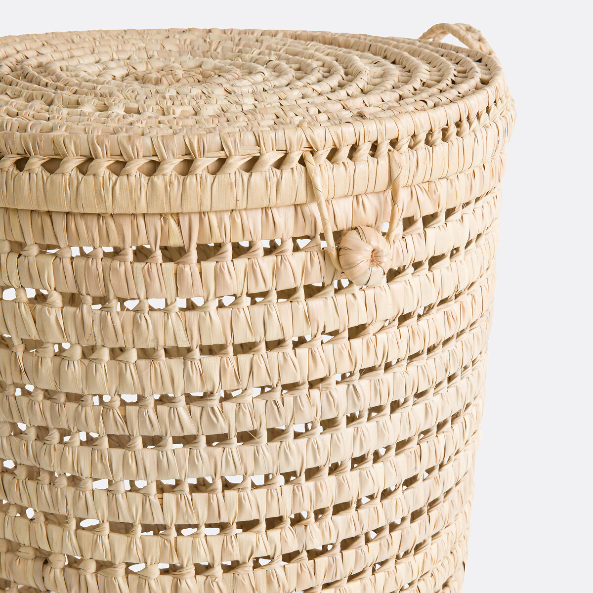 LA REDOUTE INTERIEURS<br>Cesto em forma de concha feito de folhas de palmeira, Ghada