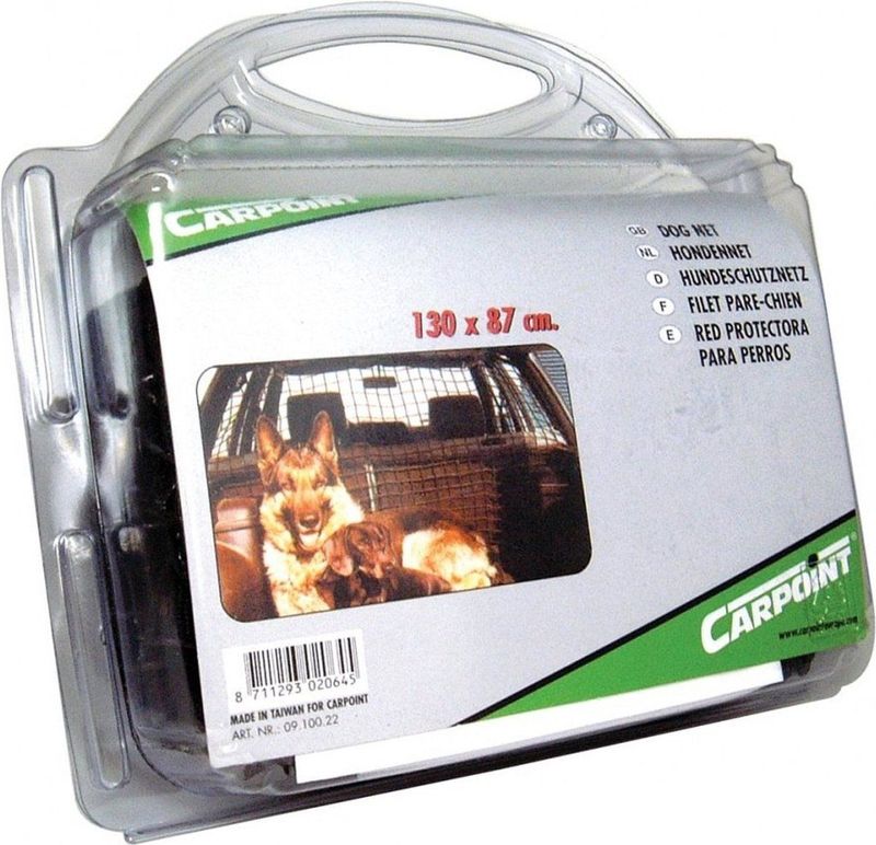 Carpoint - Hondennet - Zwart - Nylon - Extra Sterk