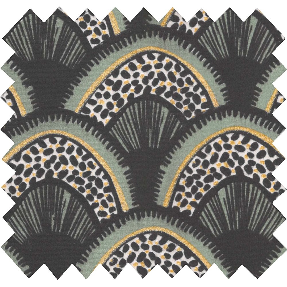 Coupon Tissu 1 M Forêt De Plumes