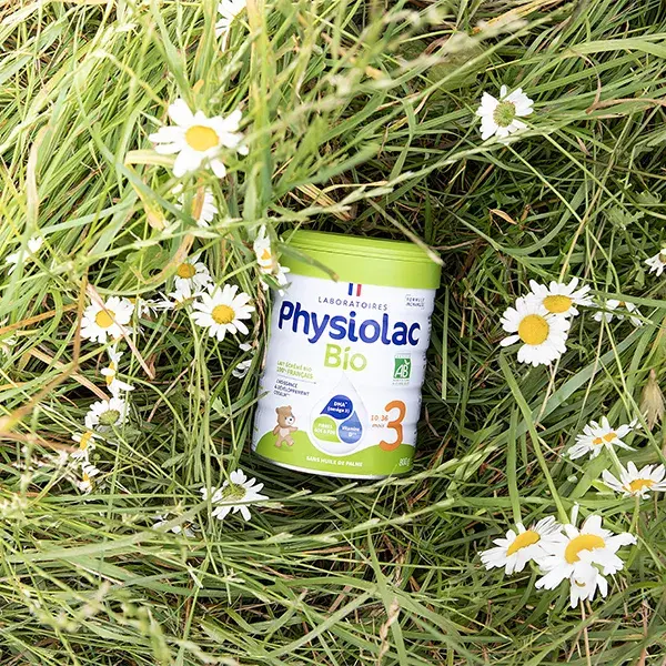 Leite de crescimento orgânico Physiolac, 3ª etapa, 800g