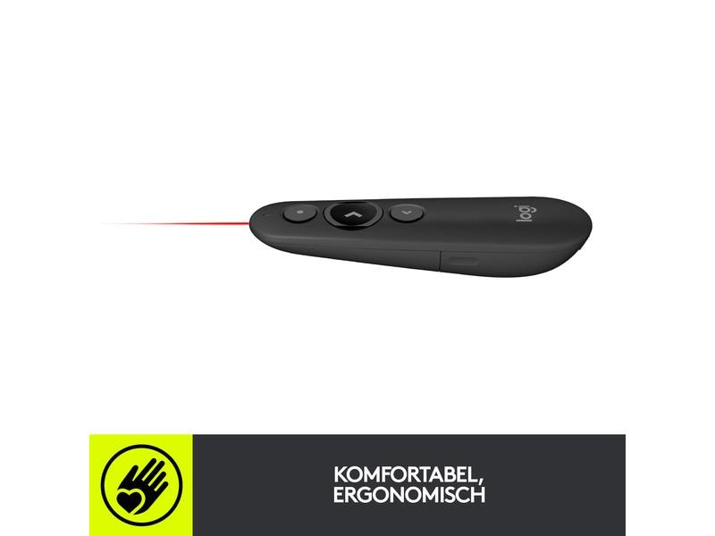 Logitech Presenter R500 s Graphite Mühelos präsentieren – auf fast jedem Gerät