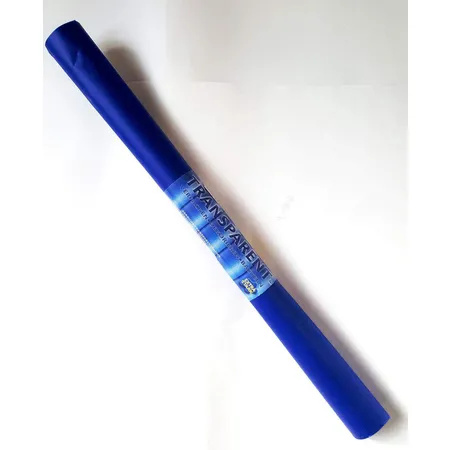 Folia Transparentpapier Rolle 50,5 x 70cm, blau