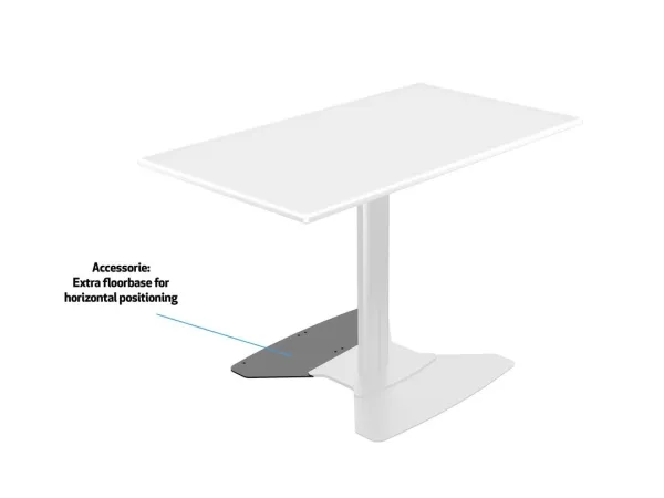 Multibrackets M Public Display Stand 110 HD - Stativ - for LCD display - aluminium - sort - skærmstørrelse: 32