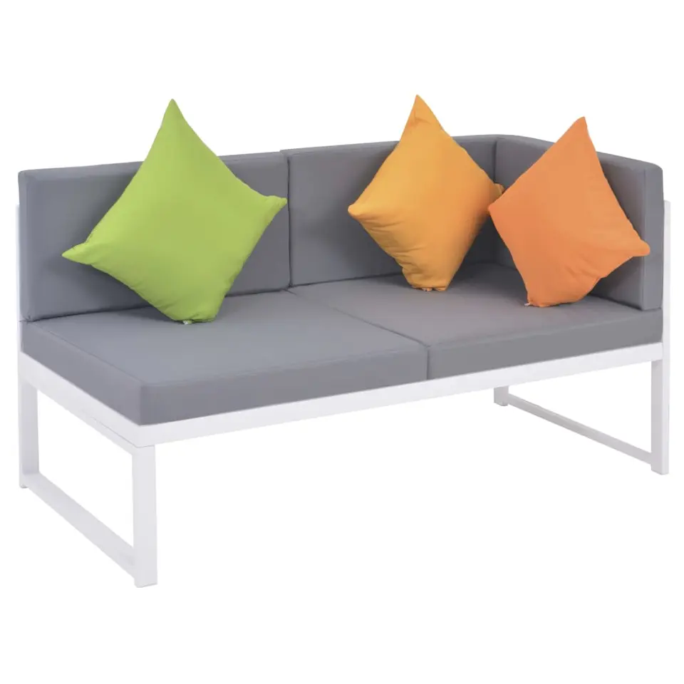 vidaXL - Loungeset - Multikleur - Aluminium