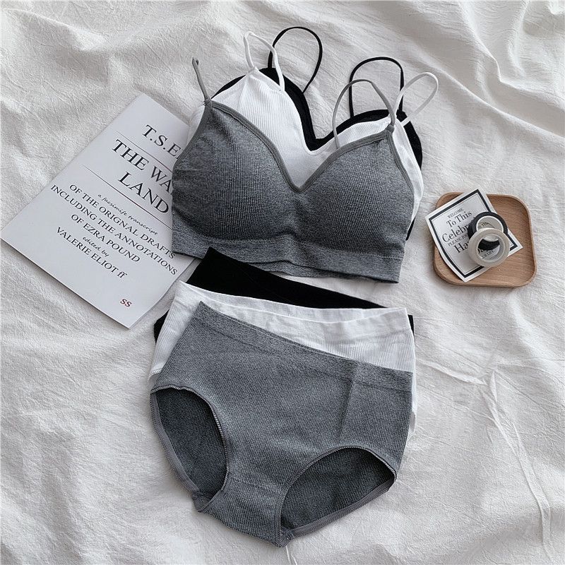 Shopherd - Effen bralette / slip / set