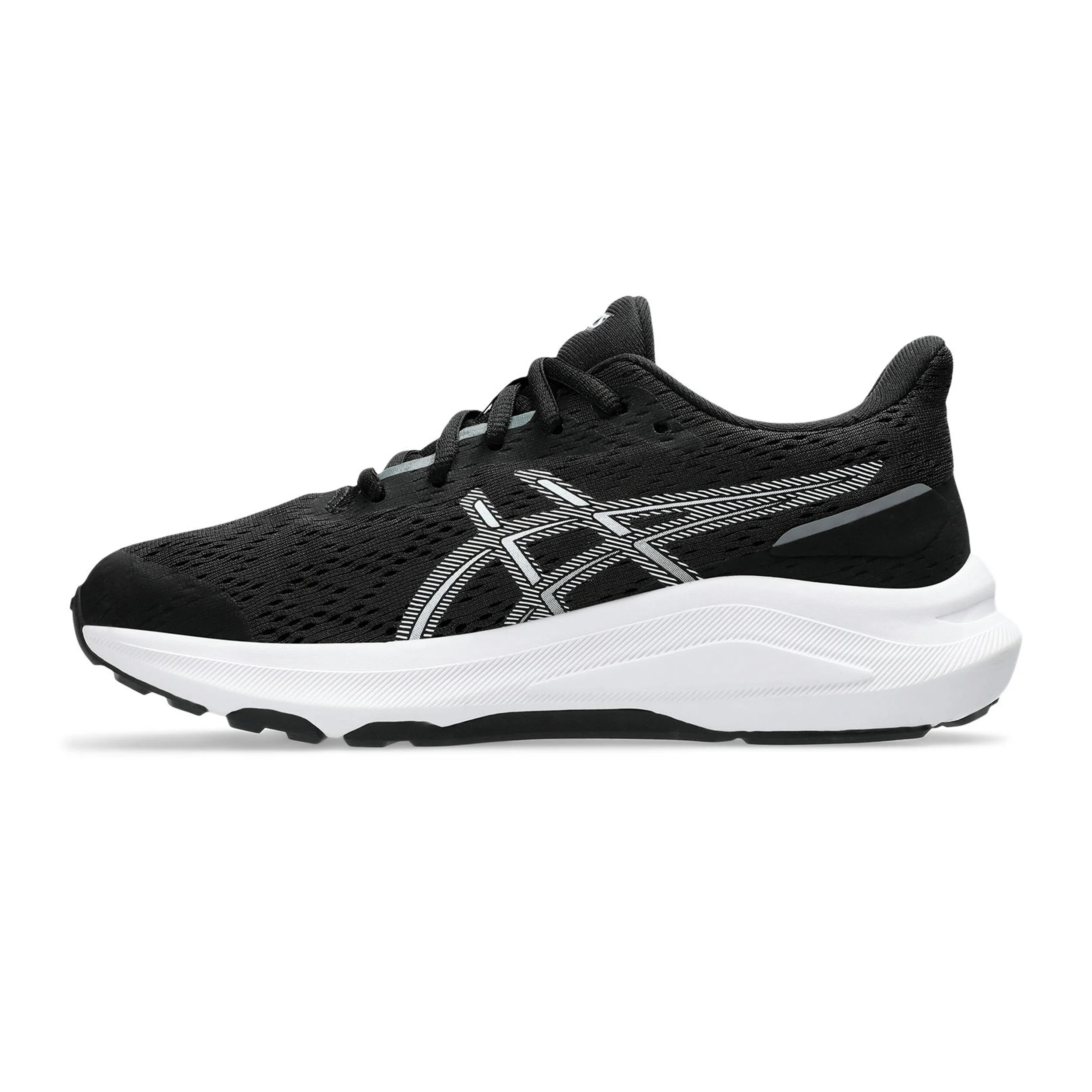 ASICS GT-1000 13 GS Chaussure De Running Avec Stabilisateurs Enfants - Noir , Blanc