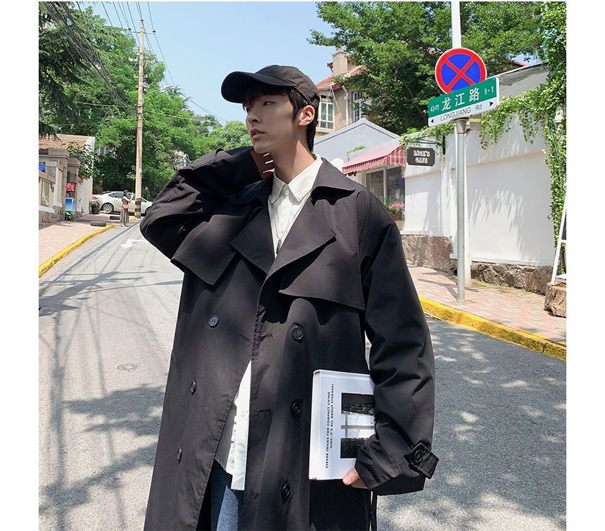 Andrei - Trenchcoat met dubbele rij knopen