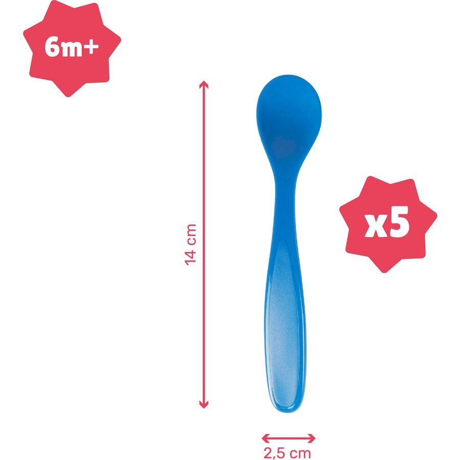 Badabulle Löffel flexibel 5er-Pack