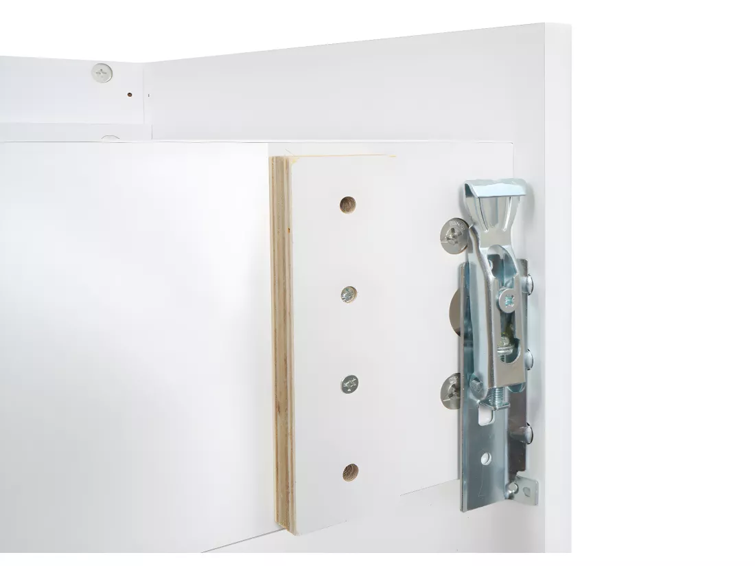 Meuble sous-lavabo MCW-L86, blanc