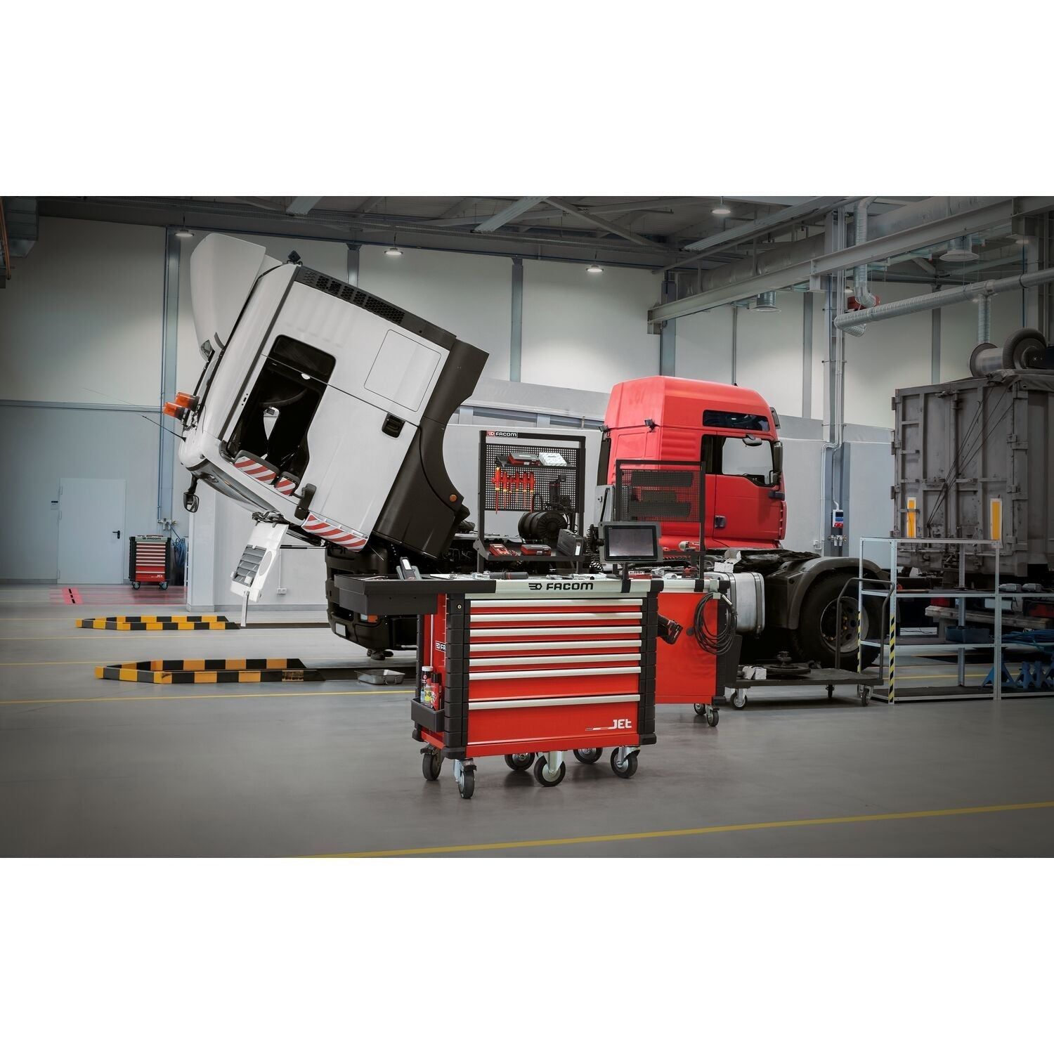 Facom JET Gereedschapswagen Rood met 8 laden M3 - JET.8M3A