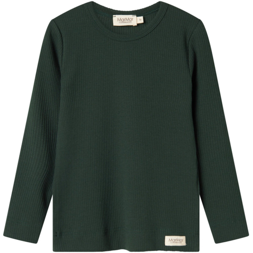 Køb MarMar Modal Dark Leaf Plain Bluse