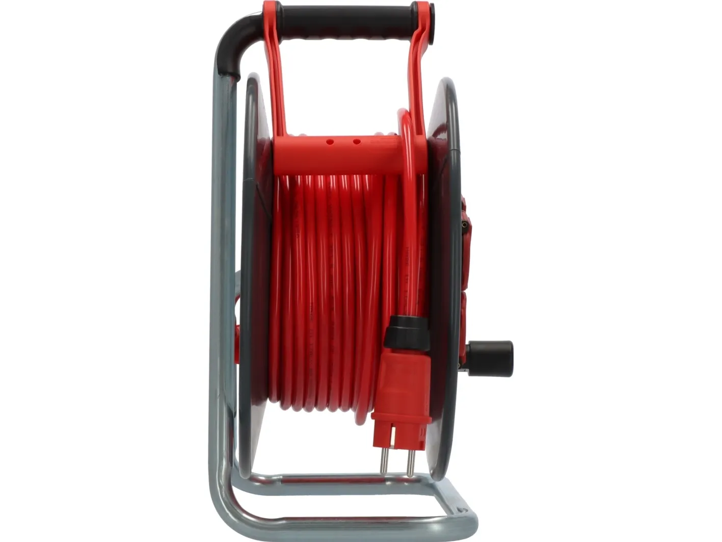 Brennenstuhl 9191330210, Sort, Rød, Hvid, Stål, 4 AC stikkontakt(er), 33 m, IP44, 305 mm