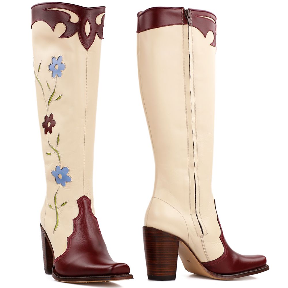 Sendra vintage boots 4847 marfil