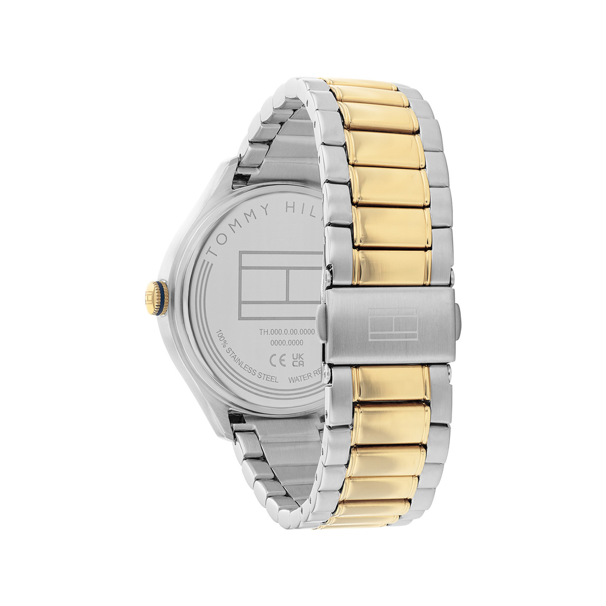 Montre TOMMY HILFIGER lexi femme bracelet acier inoxydable bicolore jaune