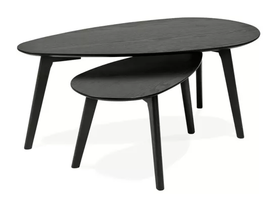 Lot de 2 Tables Gigognes Design 