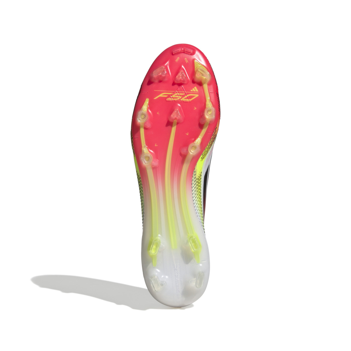 Adidas F50 Elite Veterloze Gras Voetbalschoenen (FG) Wit Rood Zwart Geel