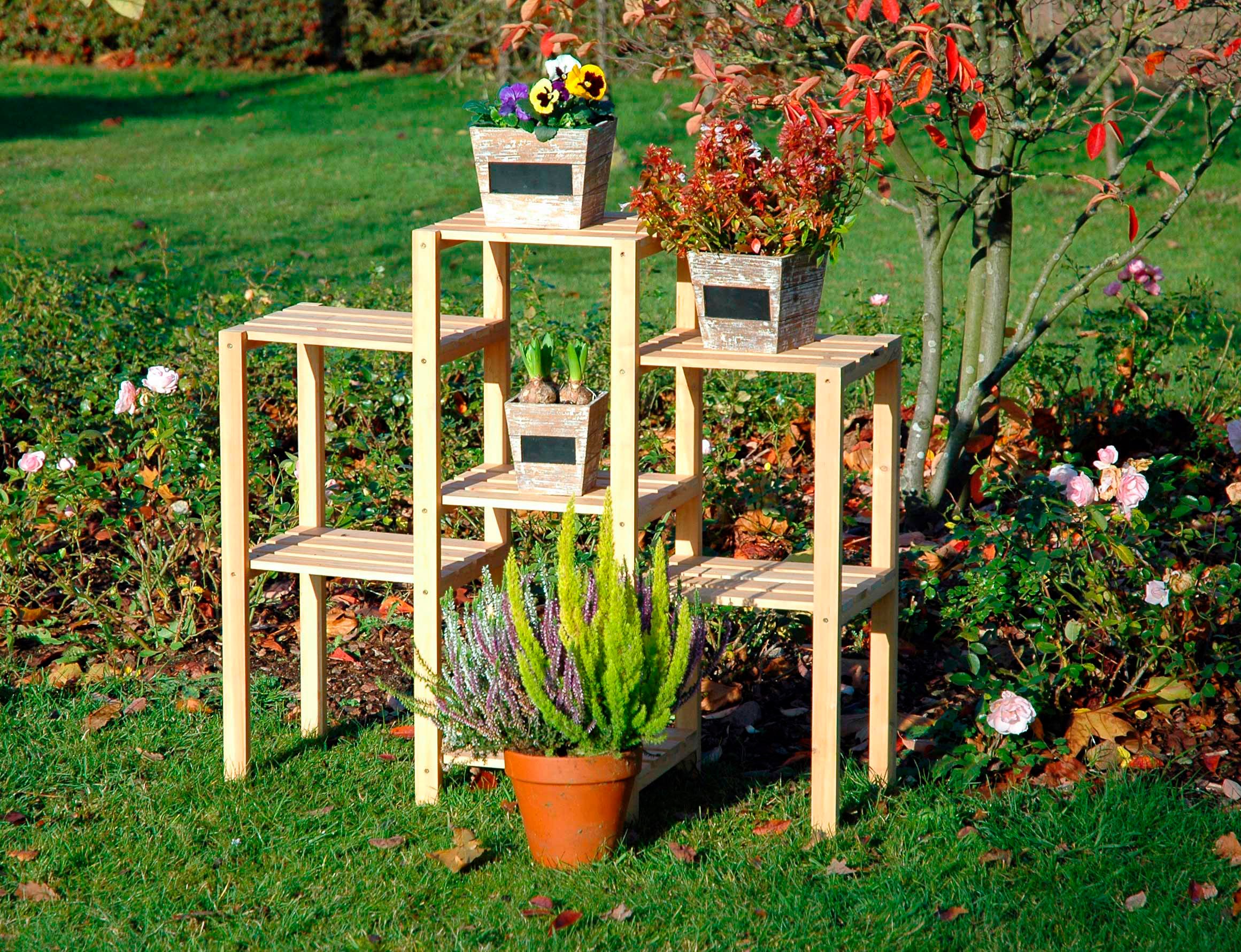dobar Blumenständer »Blummentreppe« Masse: 31x97x87 cm