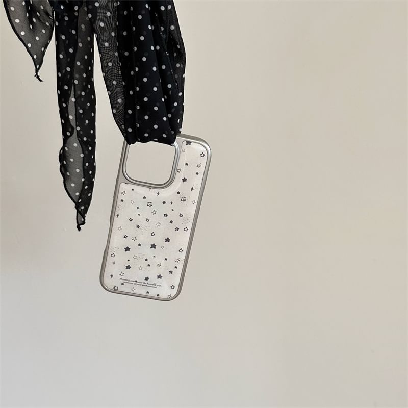 Elliure - Star telefoonhoesje - iPhone 16 Pro Max / 16 Pro / 16 Plus / 16 / 15 Pro Max / 15 Pro / 15 Plus / 15 / 14 Pro Max / 14 Pro / 14 Plus / 14 / 13 Pro Max / 13 Pro / 13 / 13 Mini
