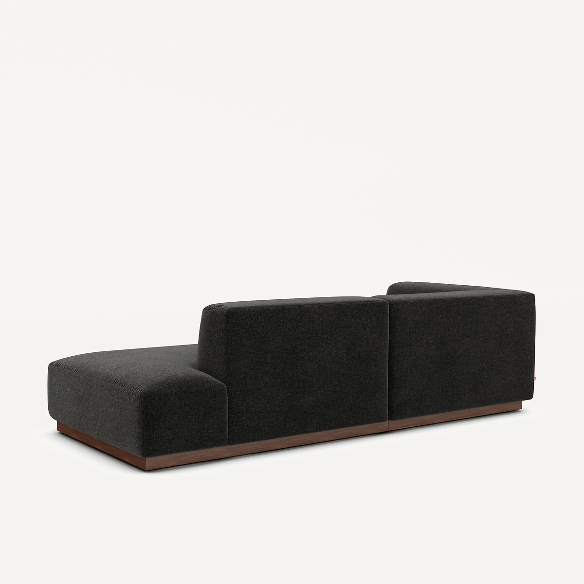 AM.PM<br>Sofá de canto esquerdo em veludo chenille, Jacopo