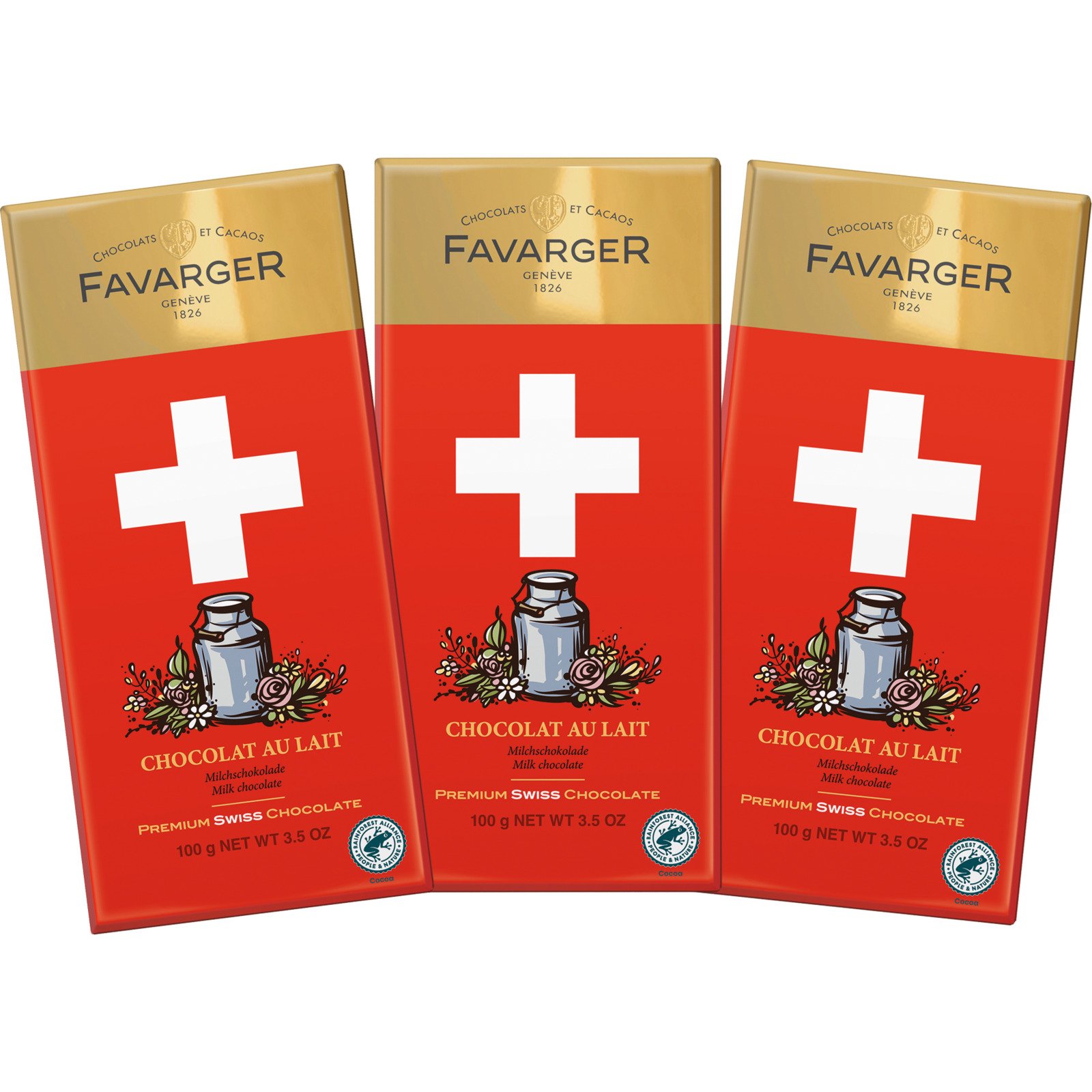 Favarger Touristik Milch 3 x 100 g