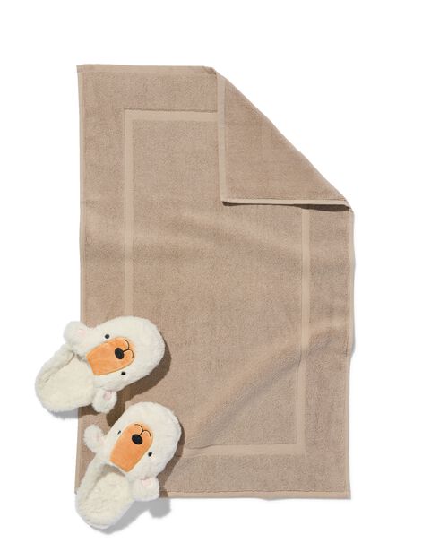 tapis de bain 50x85 qualité épaisse taupe