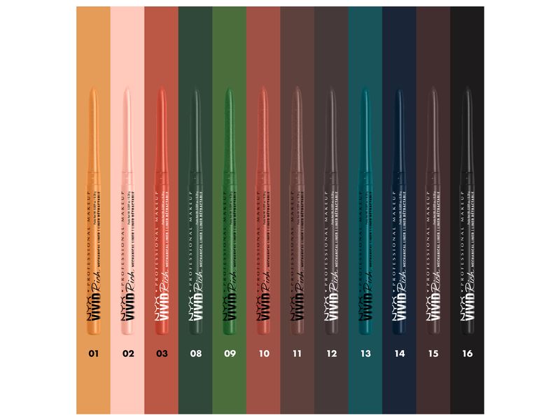 NYX Professional Makeup Vivid Rich Mechanical Pencil Onyx Eyeliner lässt sich smooth auftragen und sorgt für Lebendigkeit