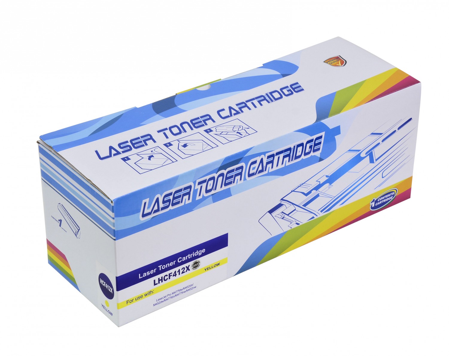 Toner gelb kompatibel mit HP CF412X