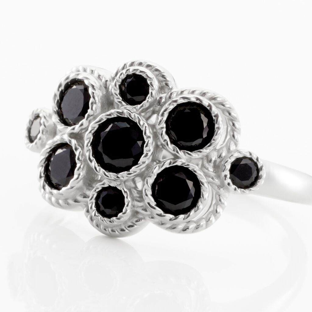 Bague Argent Boulonnaise Oxydes De Zirconium