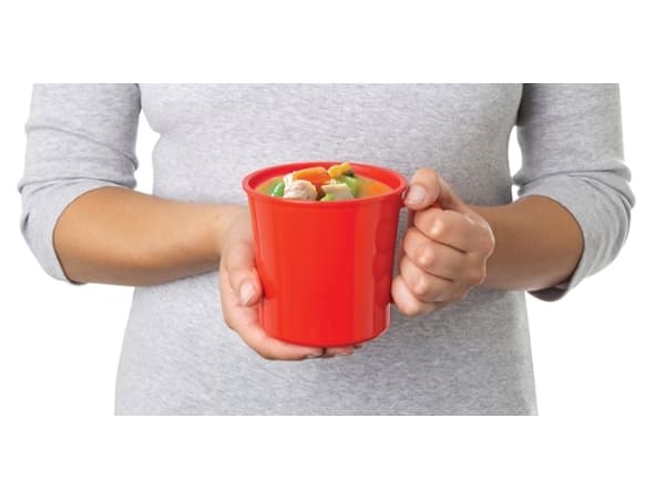 Sistema 1107, Krus, Rød, 656 ml, Gjennomsiktig, 2,77 kopper, 114 mm