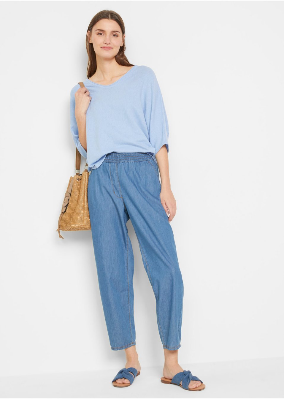 Pull léger avec manches kimono