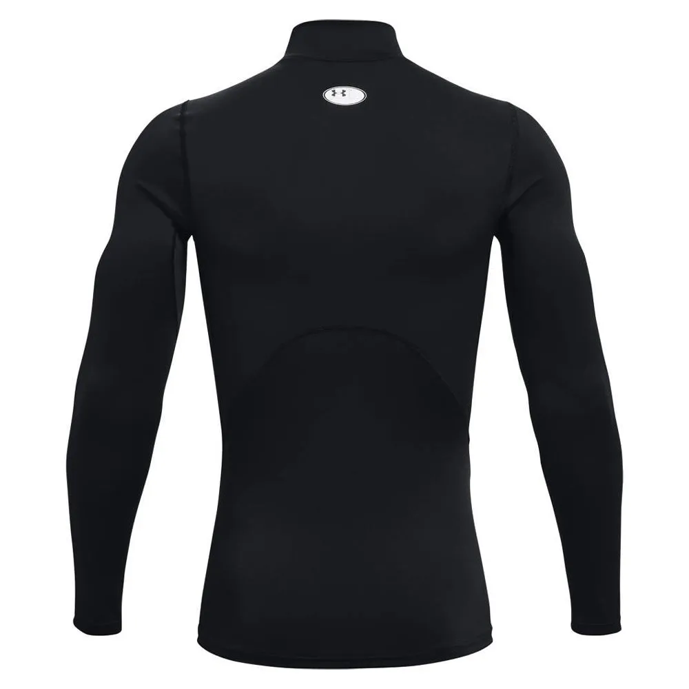 Under Armour -  Under Armour Shirt ColdGear Compression Mock Logo schwarz