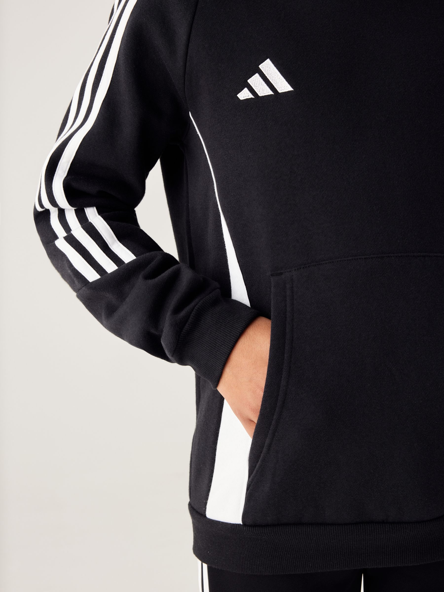 Zwart/wit - adidas Tiro 24 Sweat hoodie voor kinderen