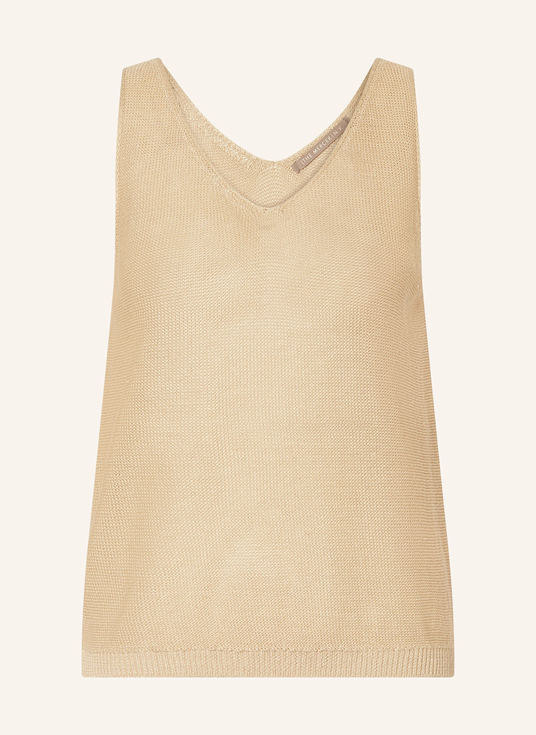 (THE MERCER) N.Y. Stricktop aus Leinen