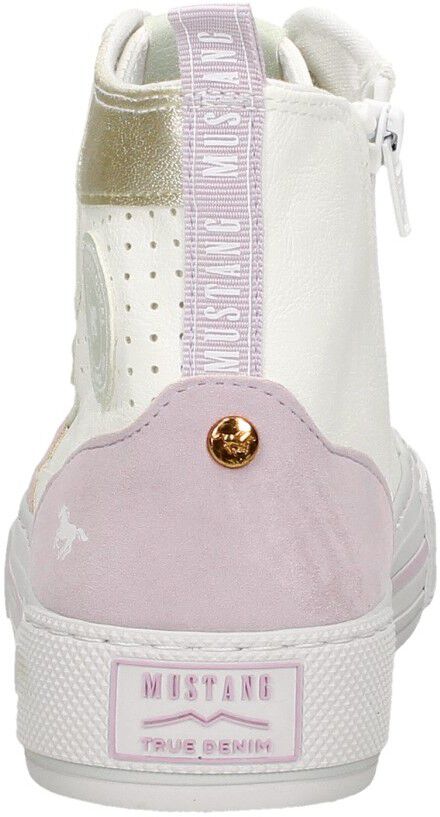 Mustang Veterschoenen Hoog wit