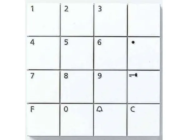 Kodningsmodul COM 611-02 SM sølv (200036514-00)