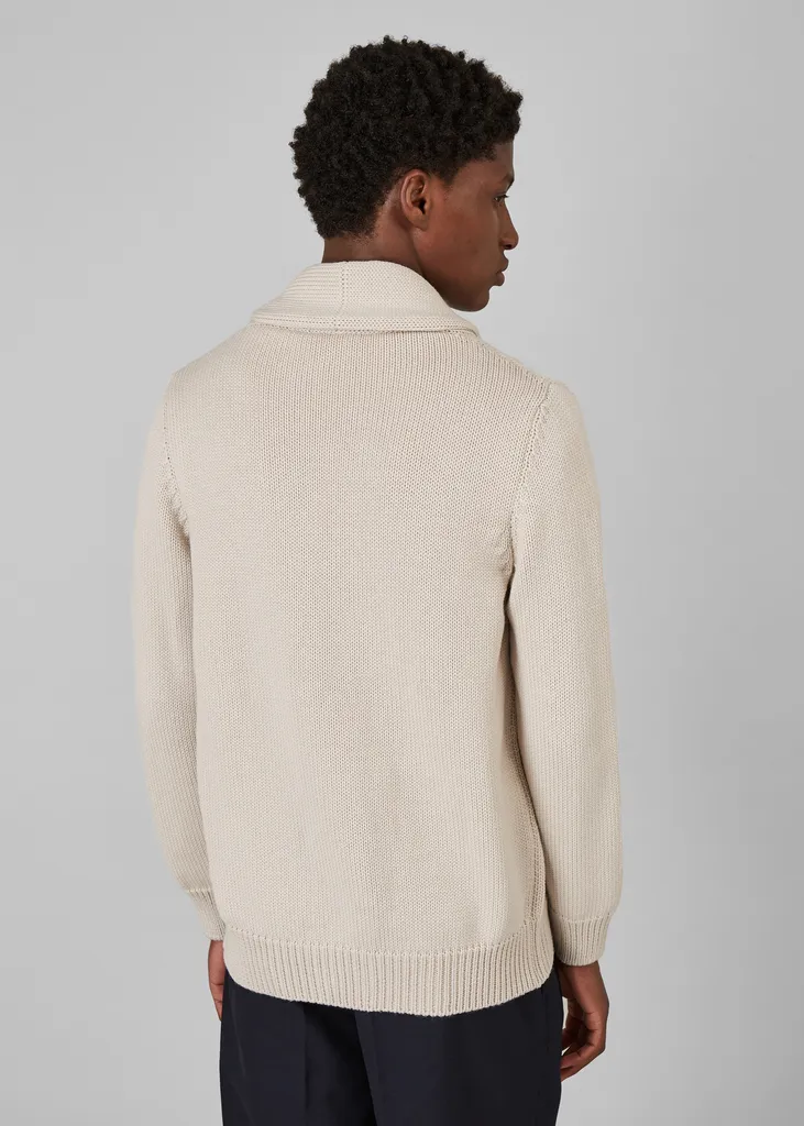 Cardigan col châle en laine mérinos L'Exception Paris