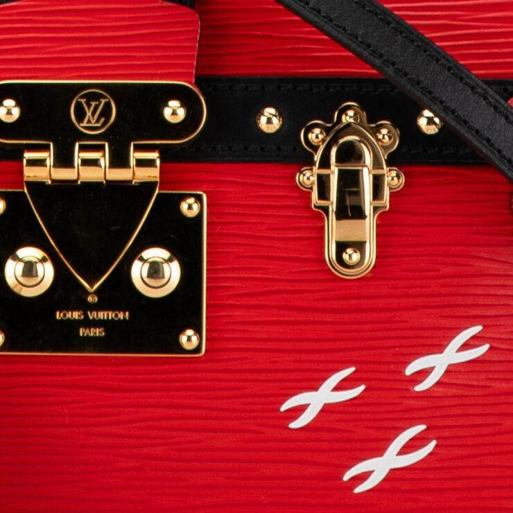 Louis Vuitton Vintage Louis Vuitton Clutch Red