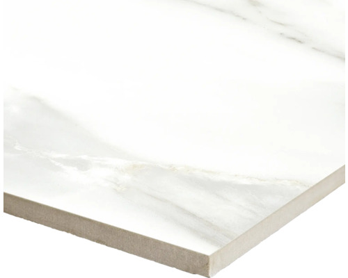 MIRAVA porseleinen wand- en vloertegel LUCCA Bianco goud mat 30 x 60 x 0,9 cm gerectificeerd