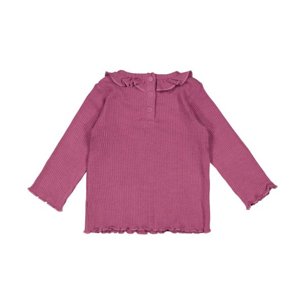 Feetje Longsleeve Rib Shirt - Better Together - Maat 56 - Lila