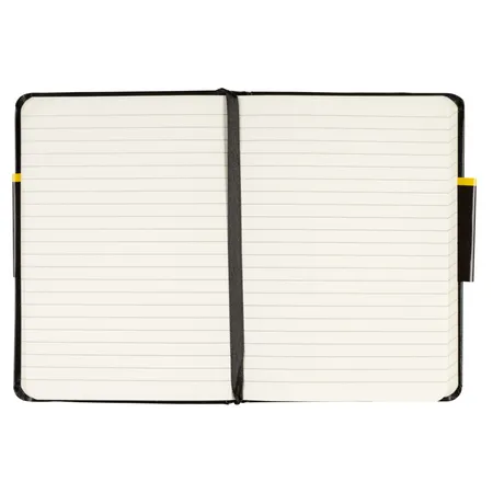 Idena Notizbuch FSC-Mix, liniert, A6, schwarz