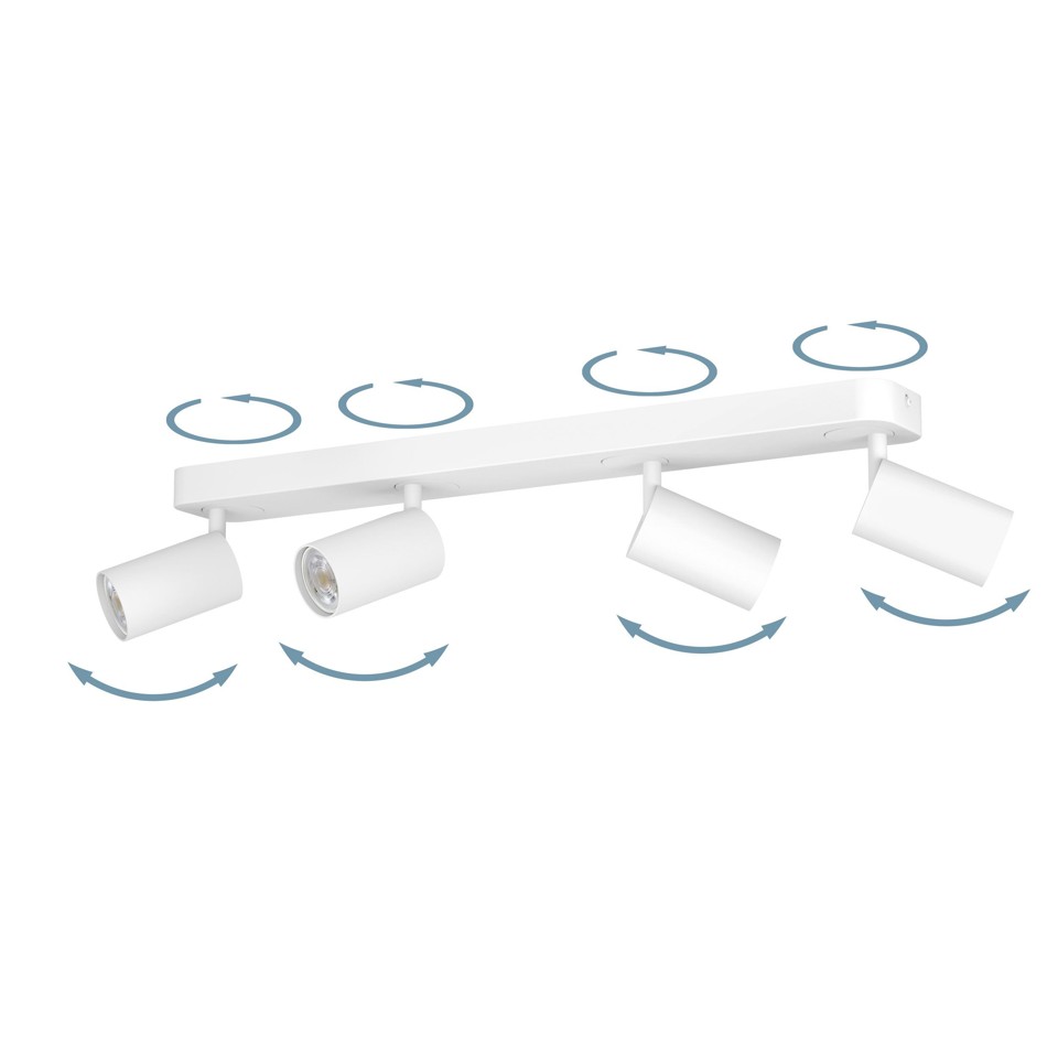 EGLO - Telimbela-Z spotskinne hvid - RGB + TW - Zigbee, Bluetooth