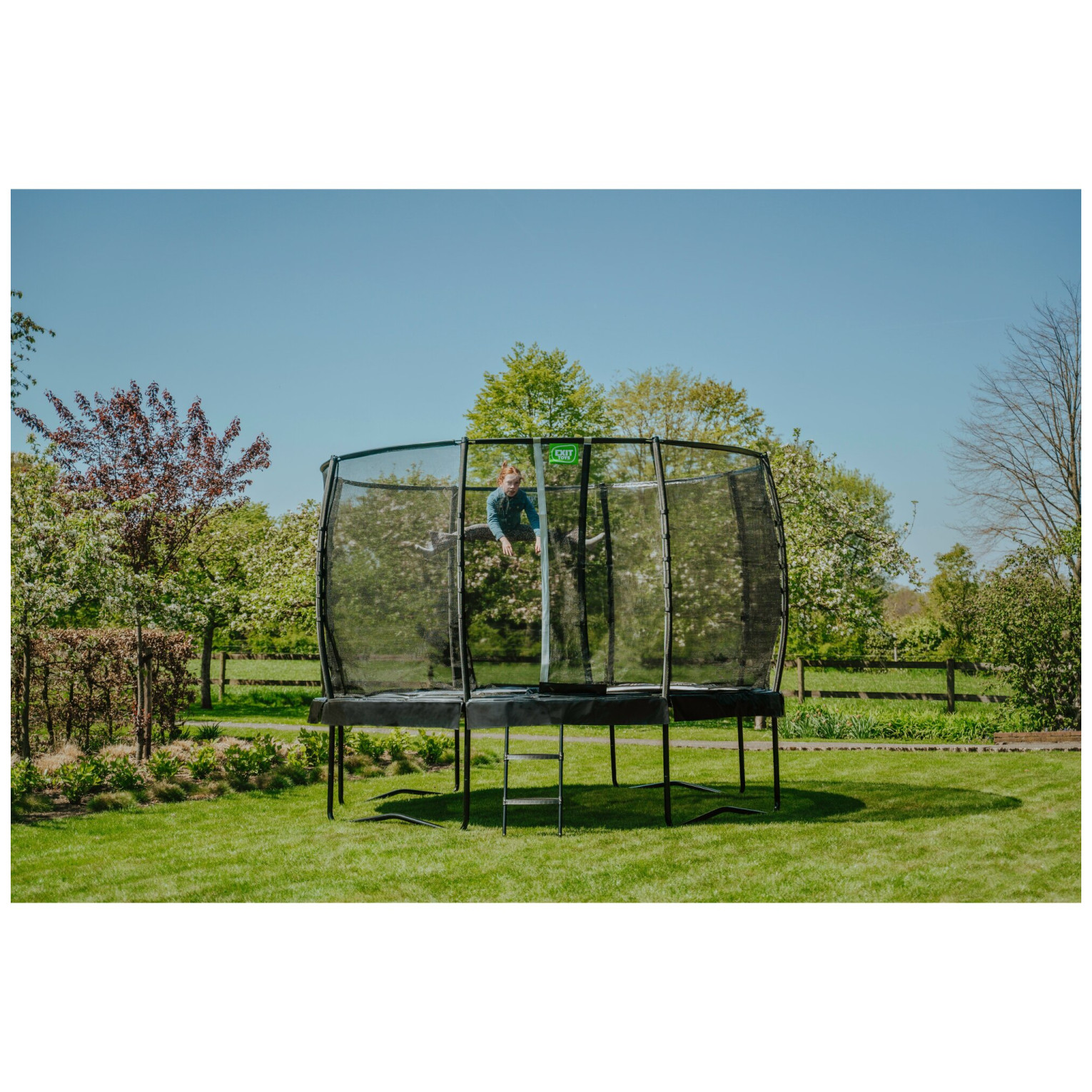 EXIT Allure Classic trampoline ø427cm - zwart